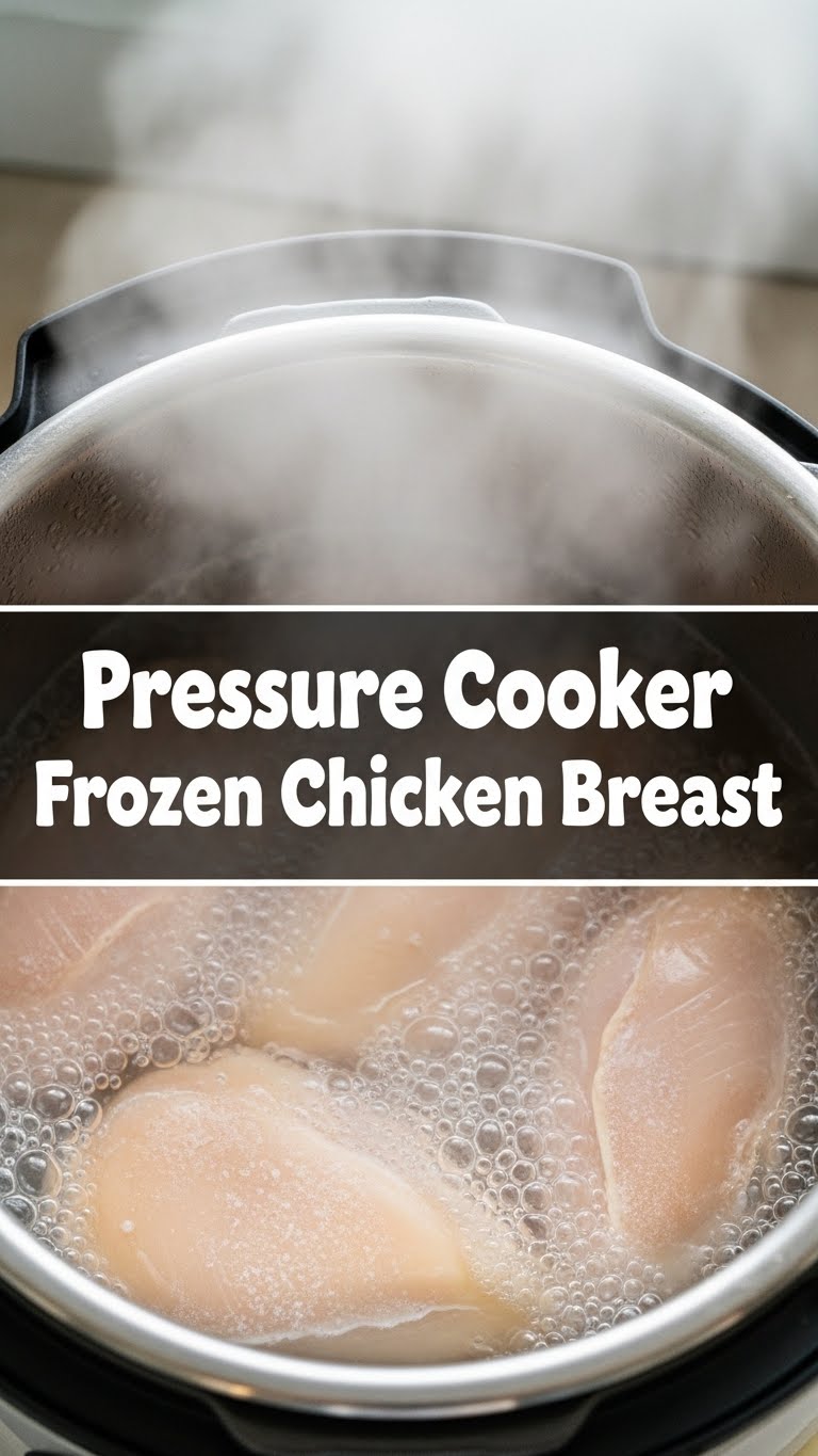 Pressure Cooker Frozen Chicken Breast