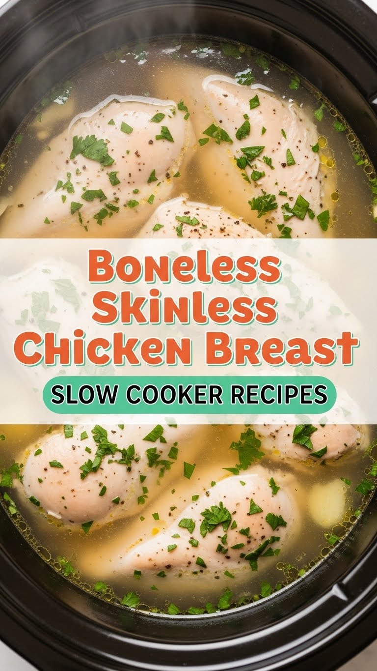 Boneless Skinless Chicken Breast Slow Cooker Recipes