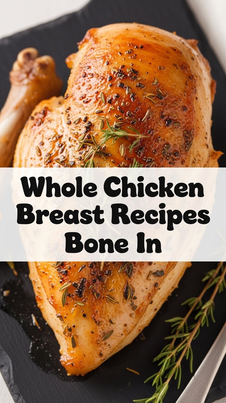 Whole Chicken Breast Recipes Bone In