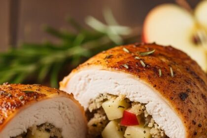 Apple Stuffed Chicken Breast