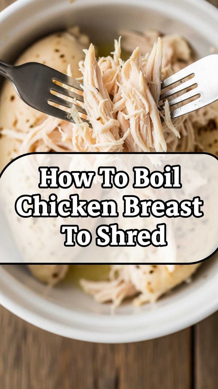 How To Boil Chicken Breast To Shred