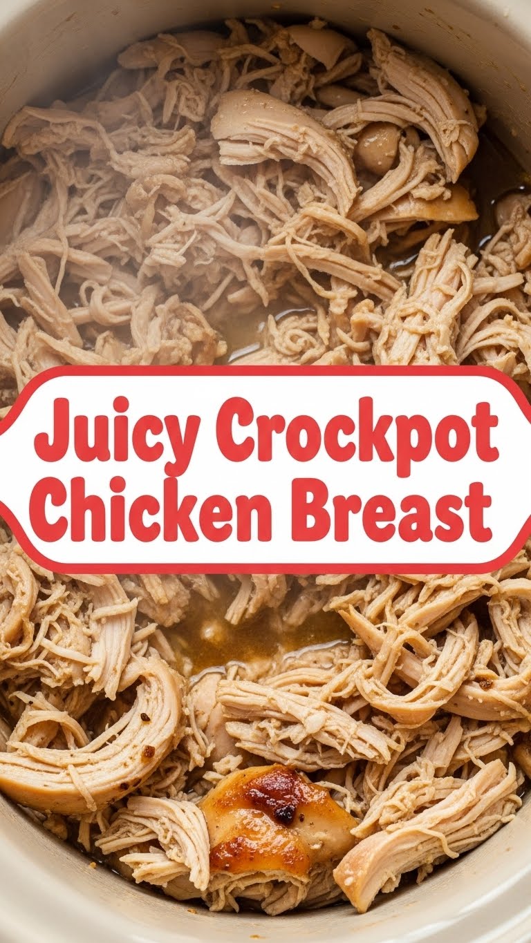 Juicy Crockpot Chicken Breast