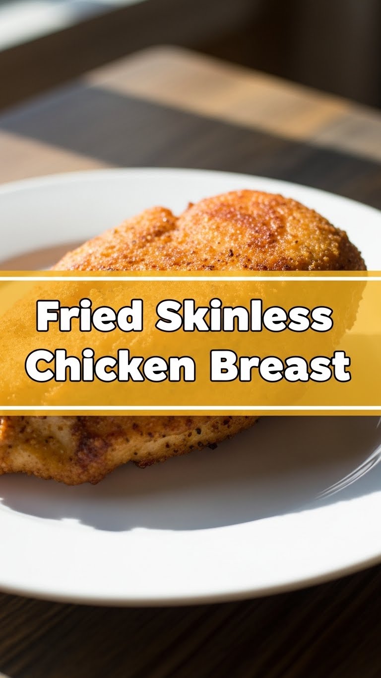 Fried Skinless Chicken Breast