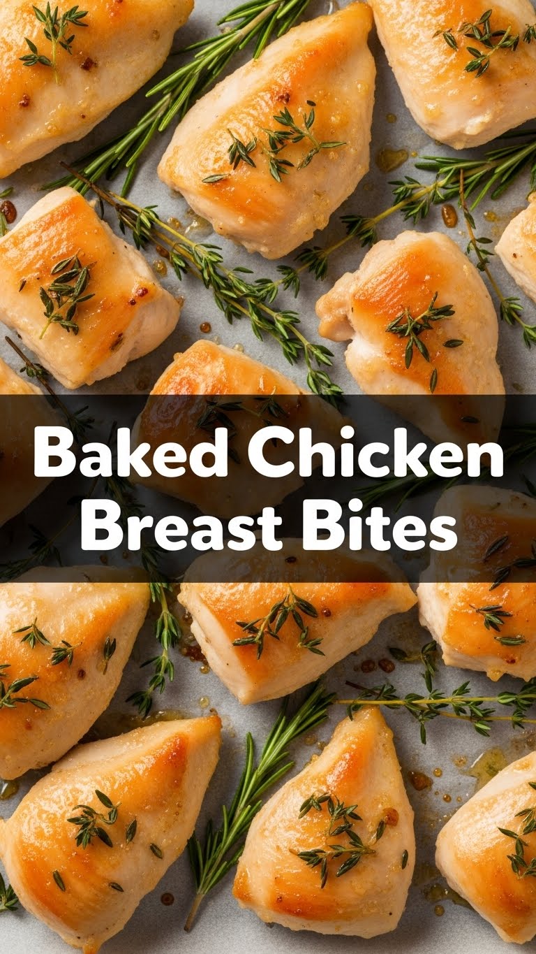 Baked Chicken Breast Bites