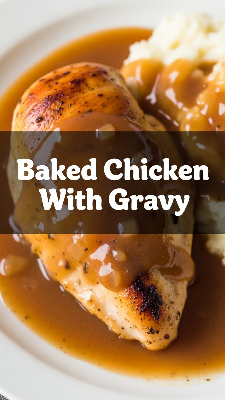 Baked Chicken Breast With Gravy