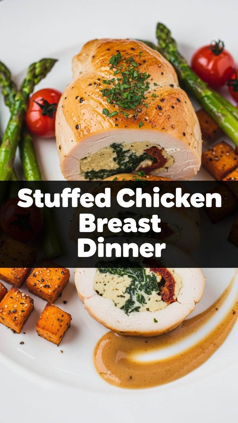 Stuffed Chicken Breast Dinner