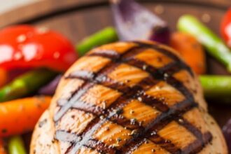 Grilled Chicken Breast With Vegetables