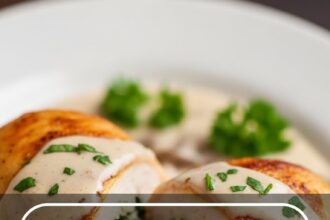 Stuffed Chicken Breast With Sauce