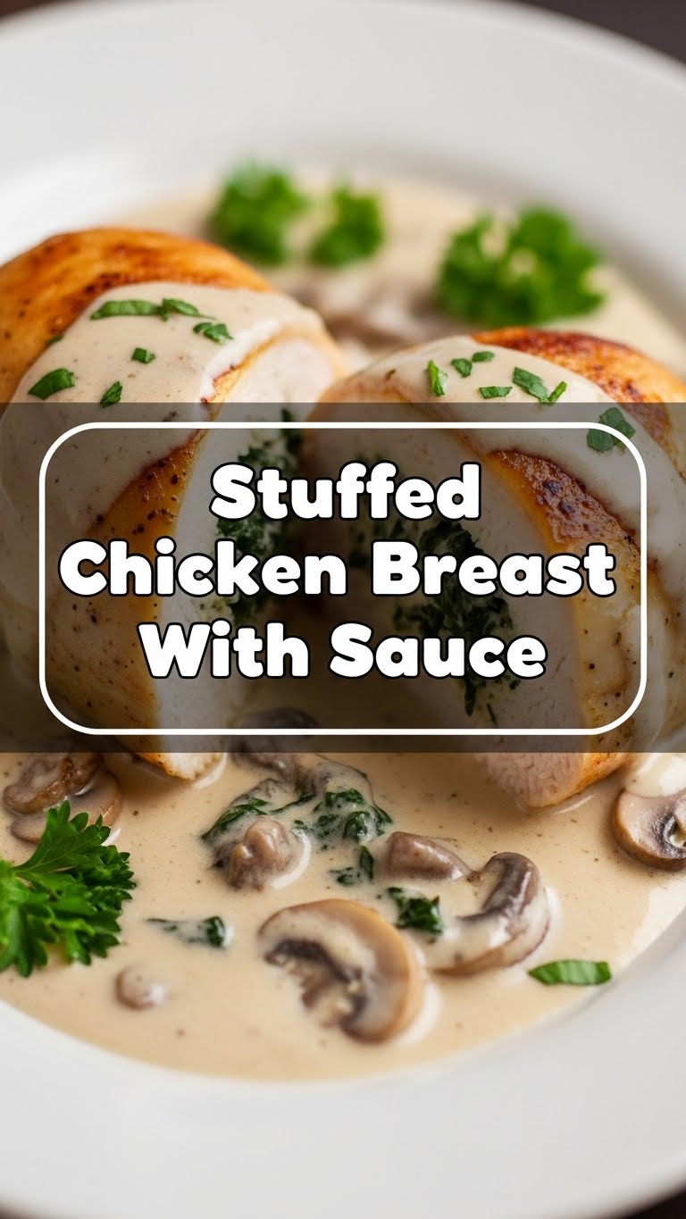 Stuffed Chicken Breast With Sauce