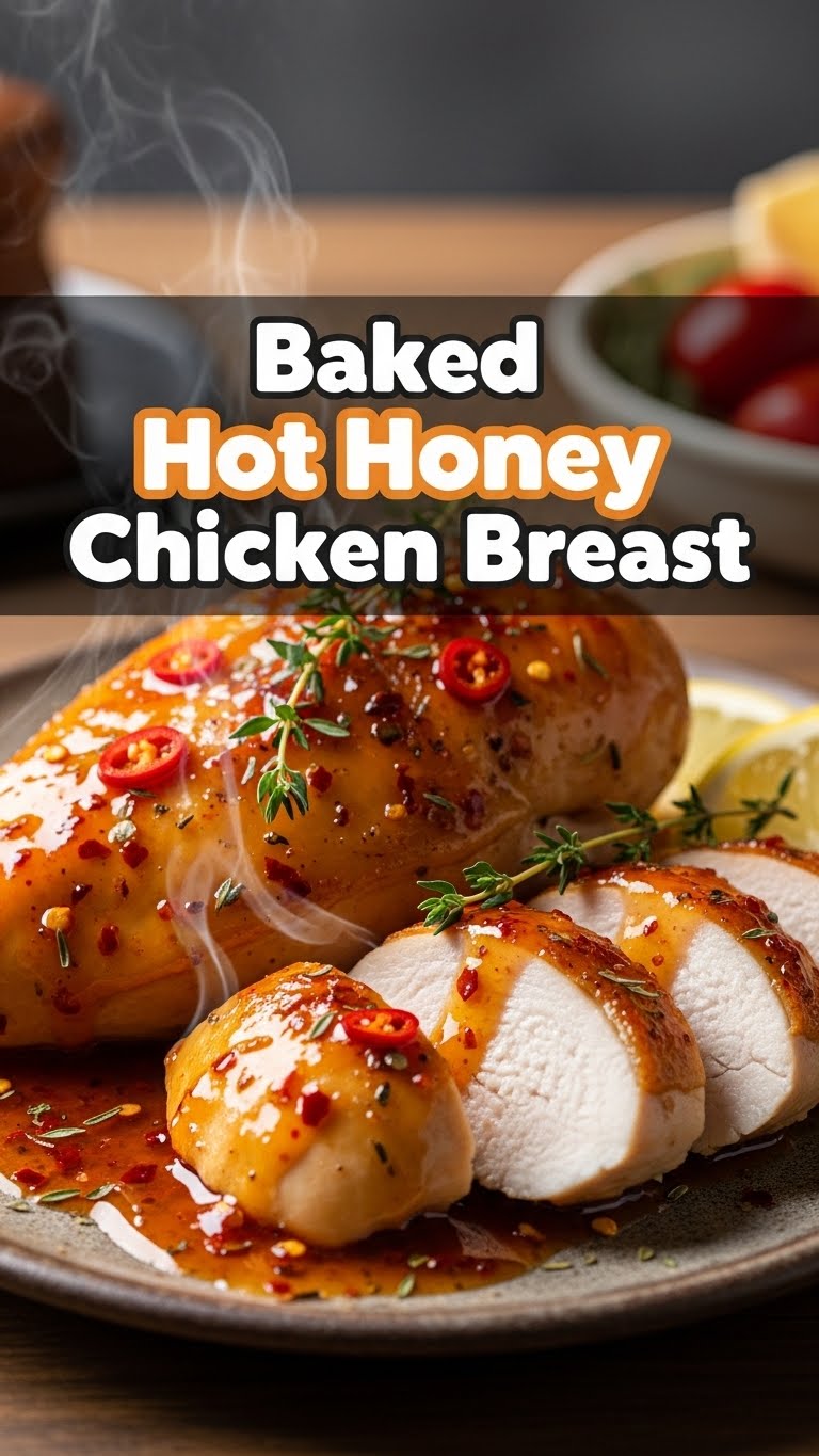 Baked Hot Honey Chicken Breast