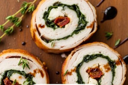 Stuffed Chicken Breast Rolls