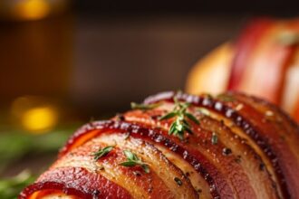 Smoked Bacon Wrapped Chicken Breast