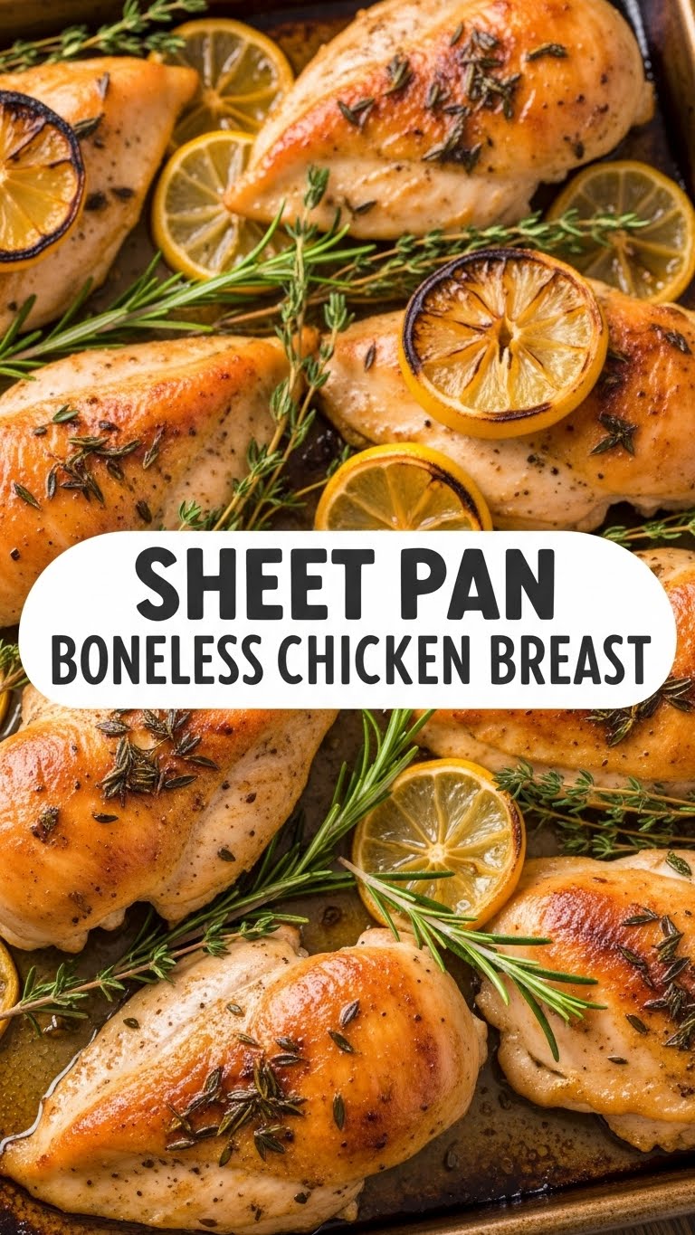 Sheet Pan Boneless Chicken Breast