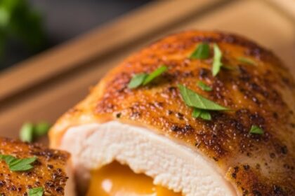 Cheddar Stuffed Chicken Breast