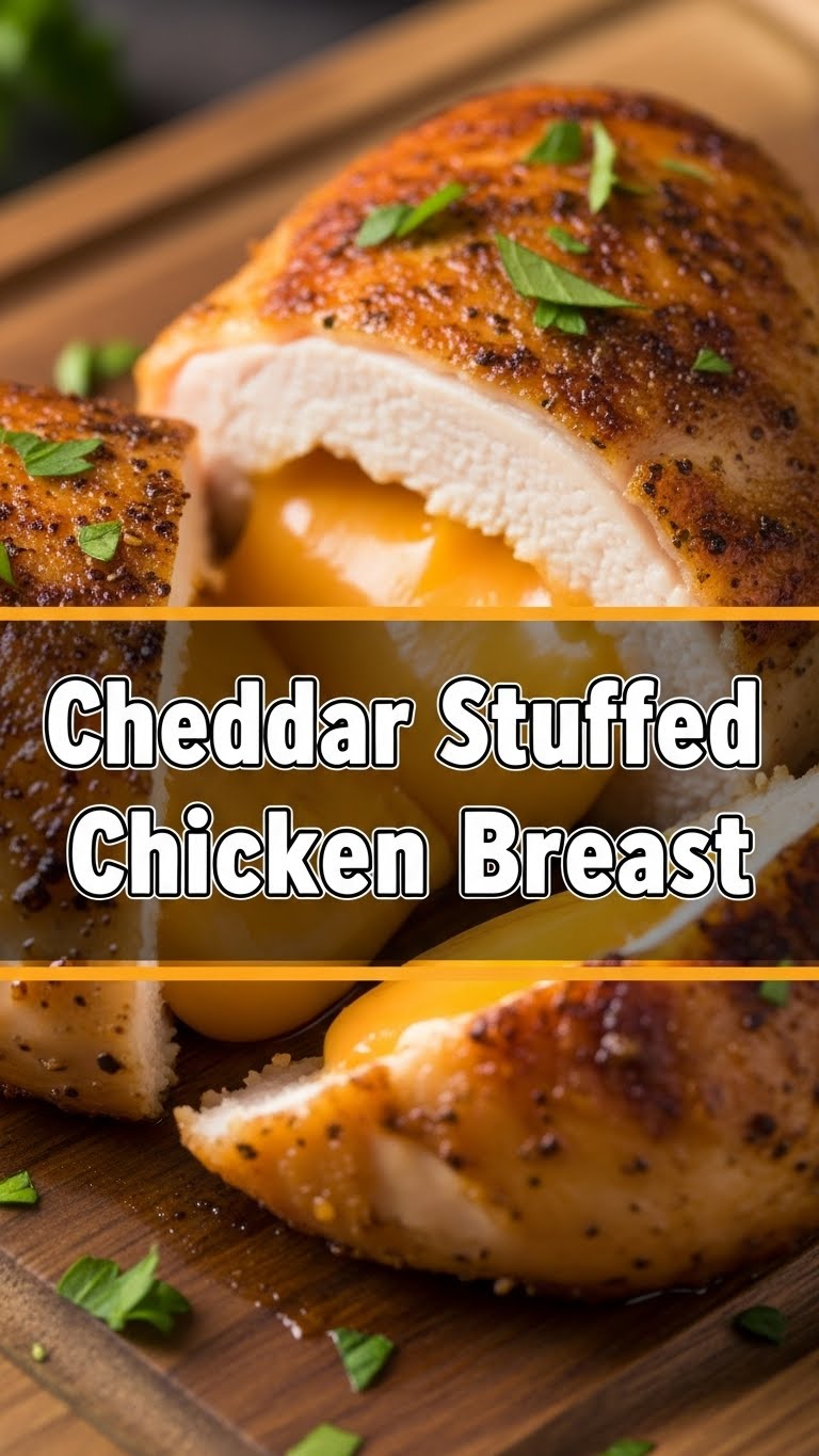 Cheddar Stuffed Chicken Breast