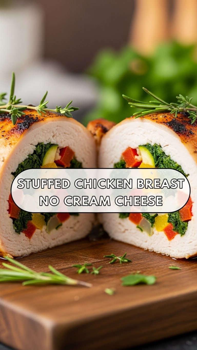 Stuffed Chicken Breast No Cream Cheese