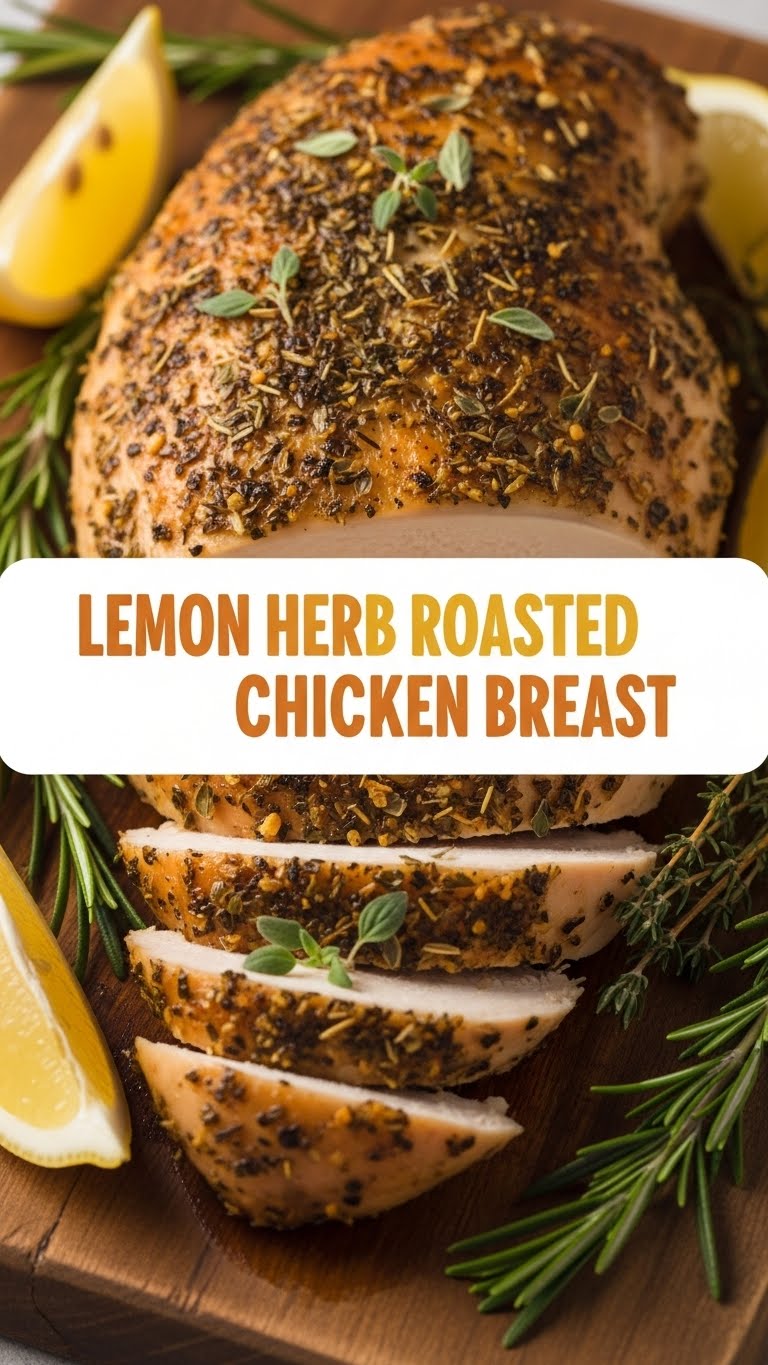 Lemon Herb Roasted Chicken Breast
