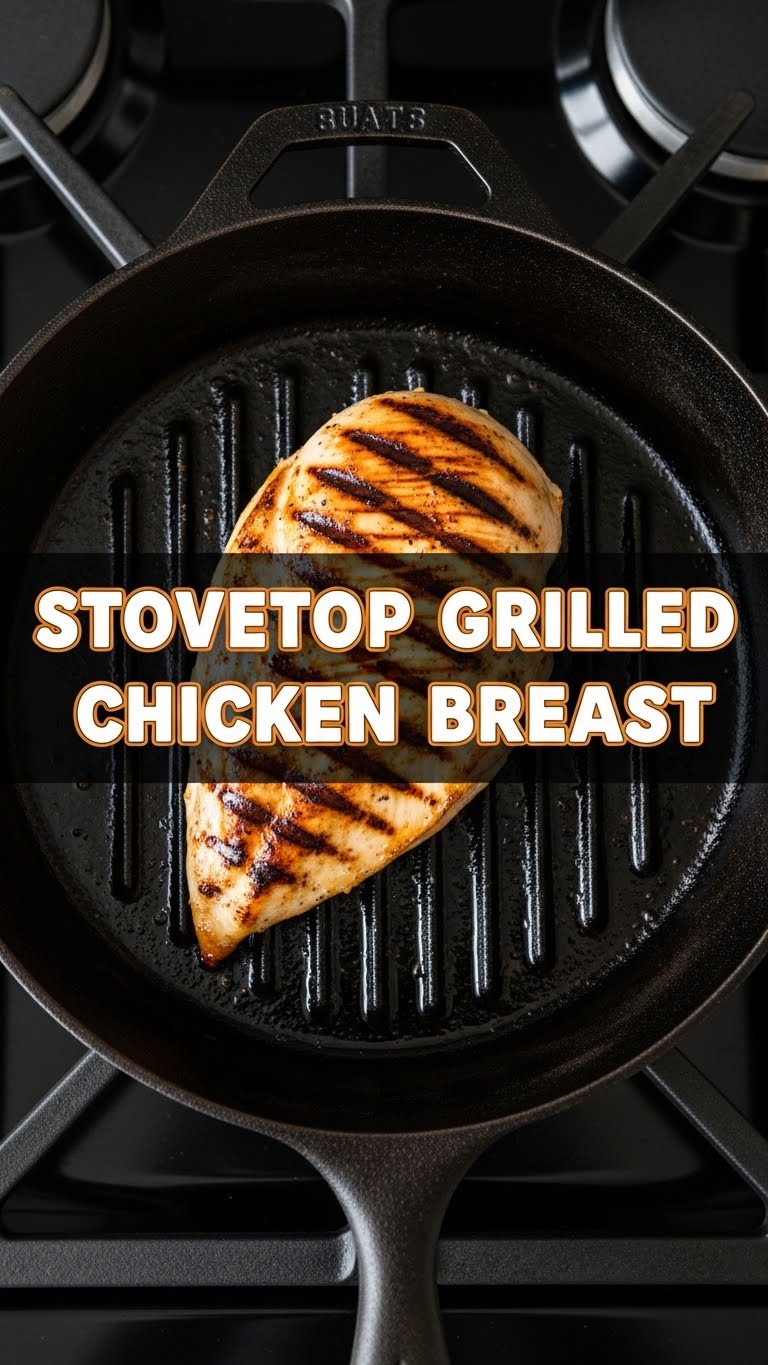 Stovetop Grilled Chicken Breast