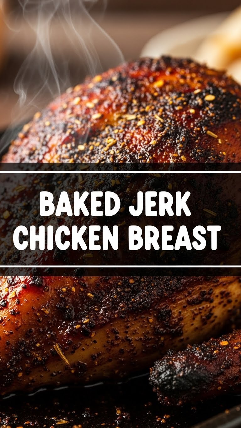 Baked Jerk Chicken Breast