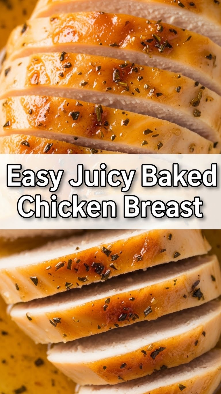 Easy Juicy Baked Chicken Breast