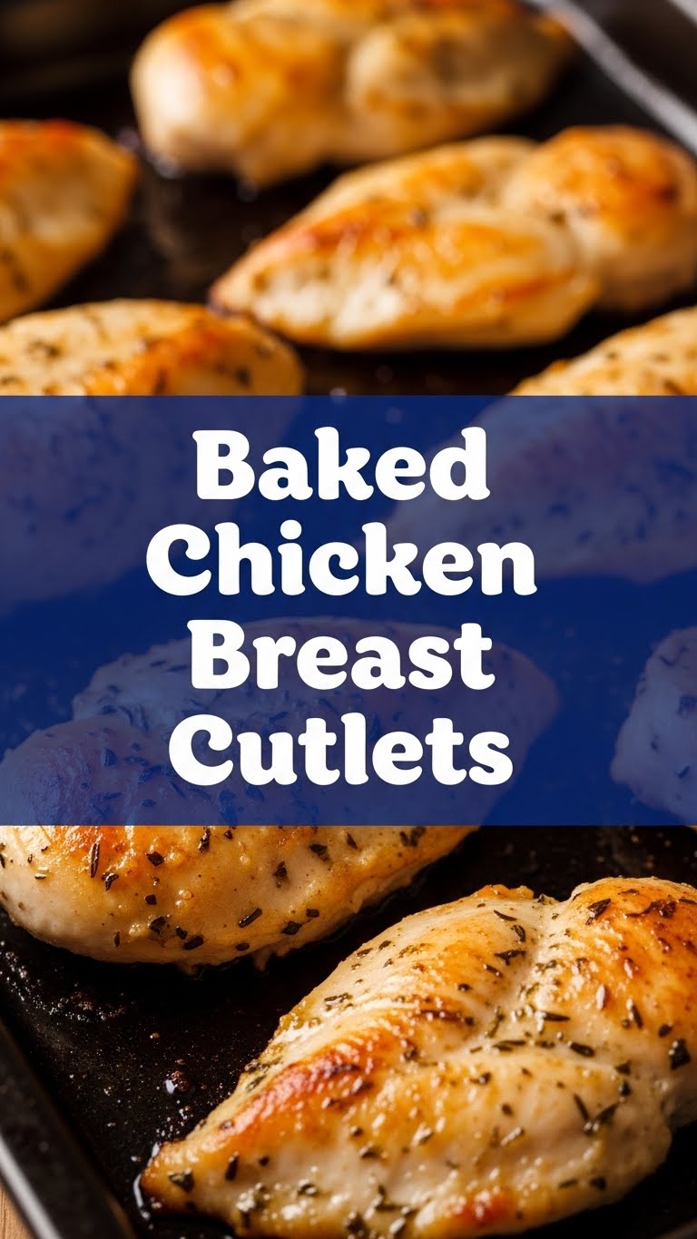 Baked Chicken Breast Cutlets