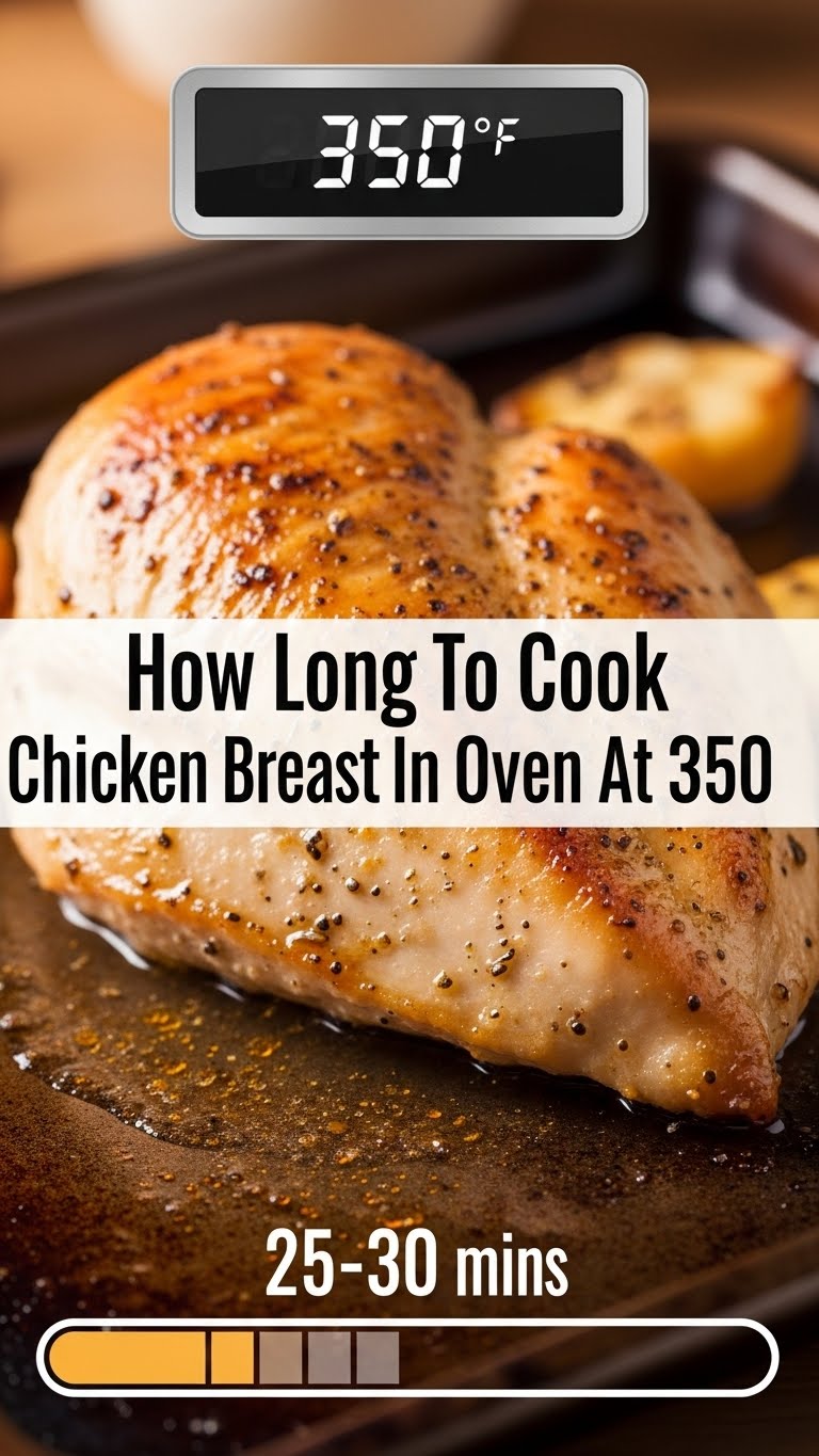 How Long To Cook Chicken Breast In Oven At 350