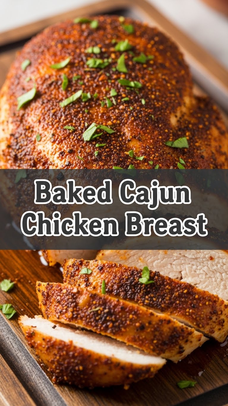 Baked Cajun Chicken Breast