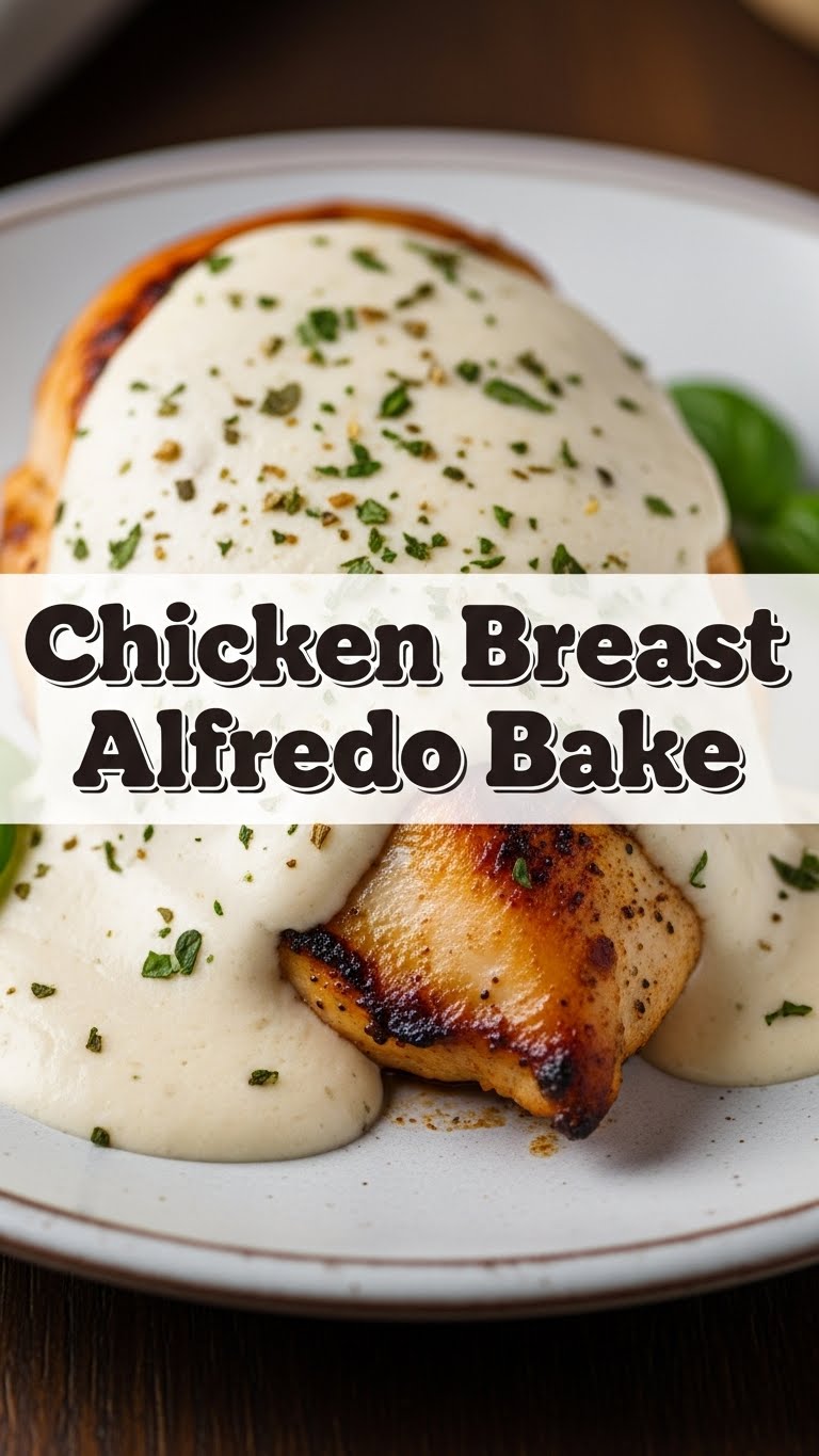 Chicken Breast Alfredo Bake