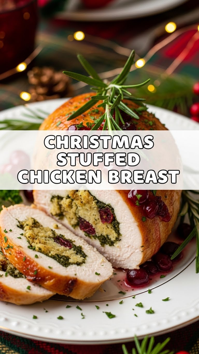 Christmas Stuffed Chicken Breast