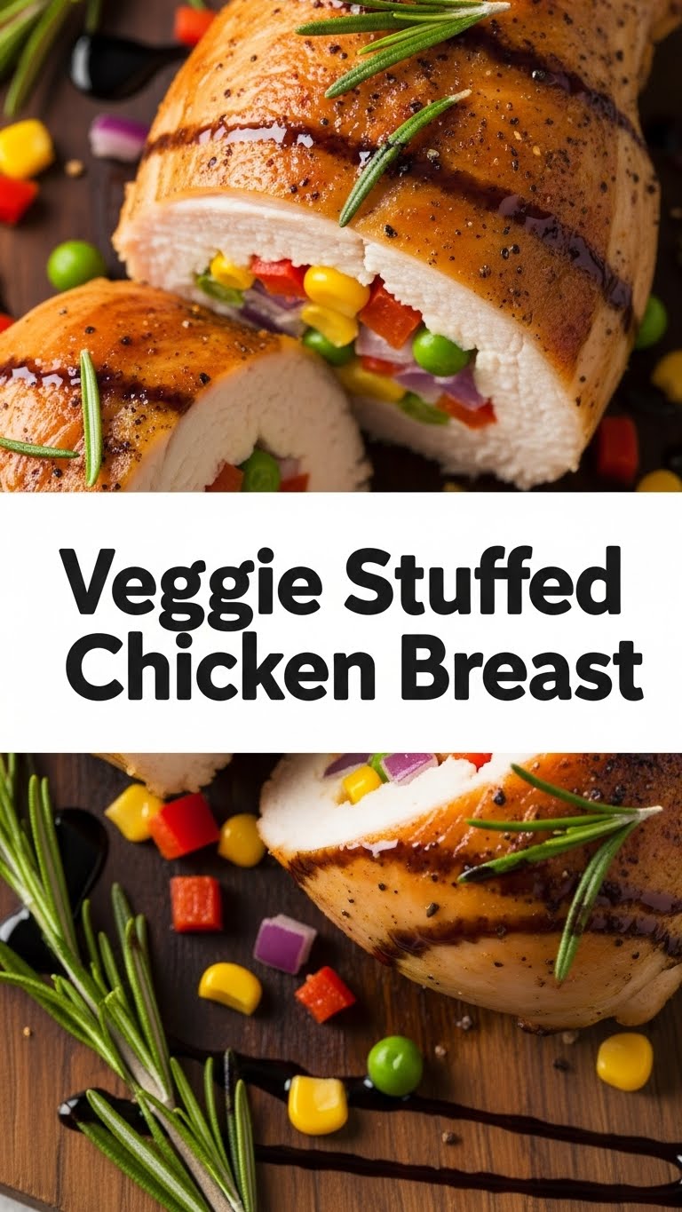 Veggie Stuffed Chicken Breast