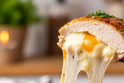 Provolone Stuffed Chicken Breast