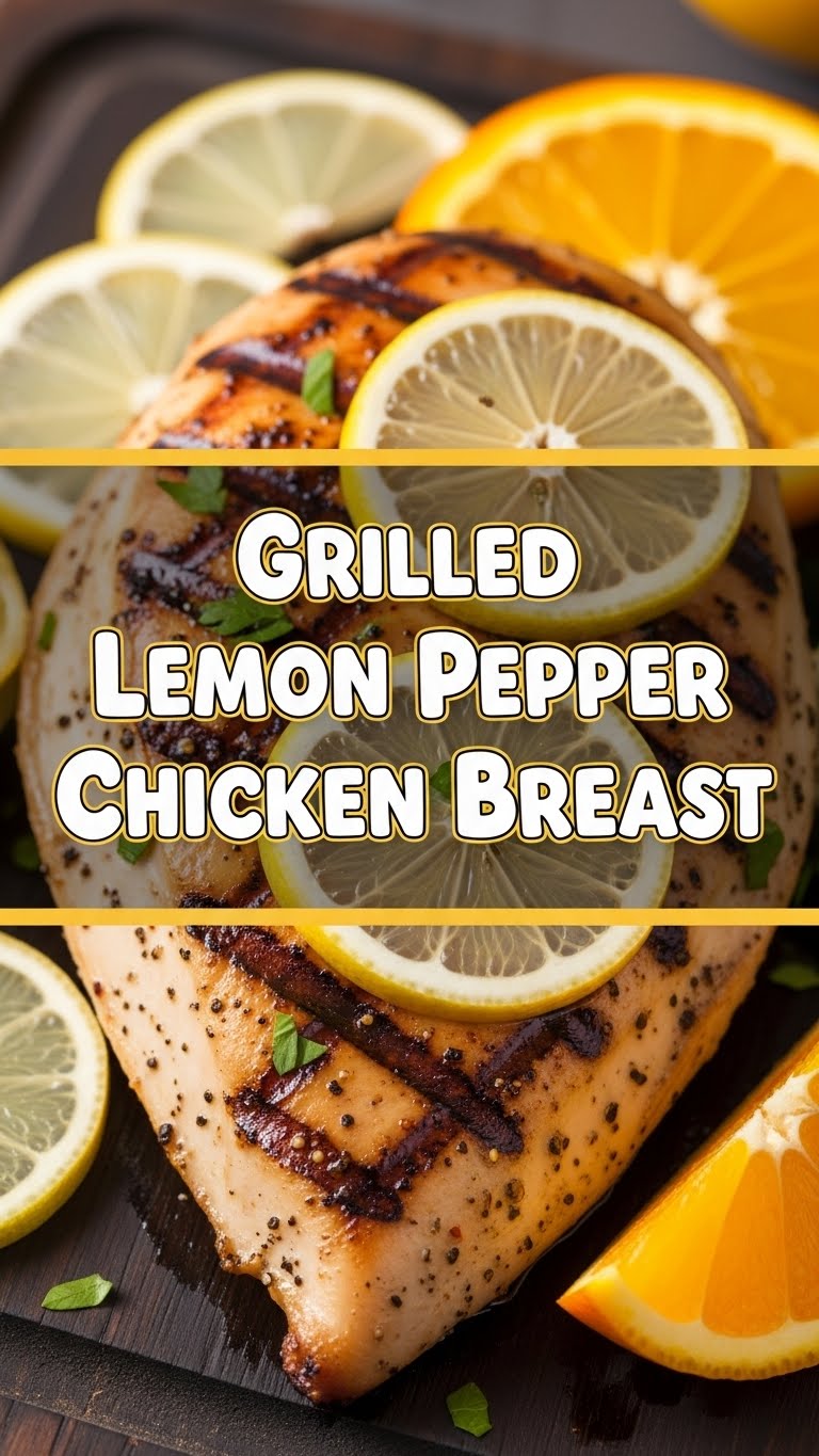 Grilled Lemon Pepper Chicken Breast