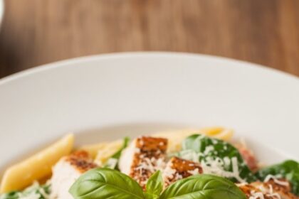 Chicken Breast Spinach Pasta