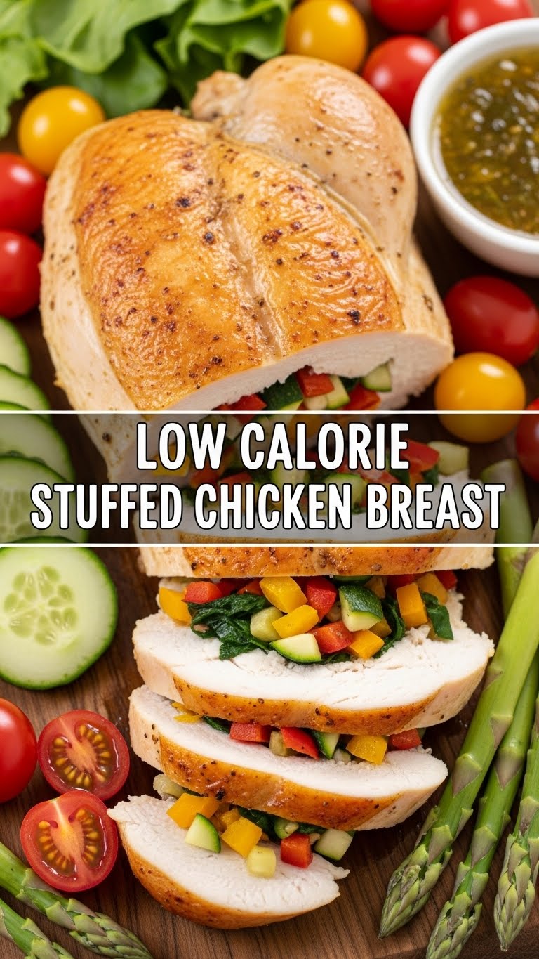 Low Calorie Stuffed Chicken Breast