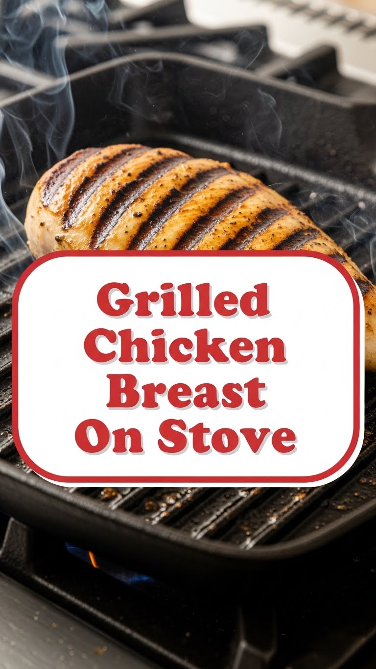 Grilled Chicken Breast On Stove
