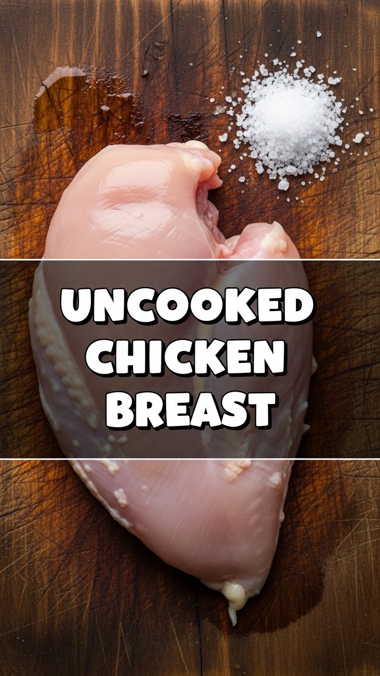 Uncooked Chicken Breast