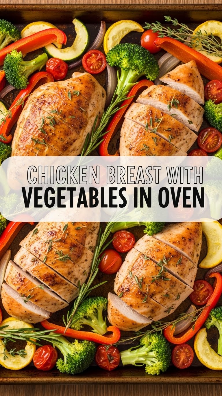 Chicken Breast With Vegetables In Oven