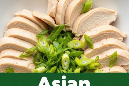 Asian Poached Chicken Breast