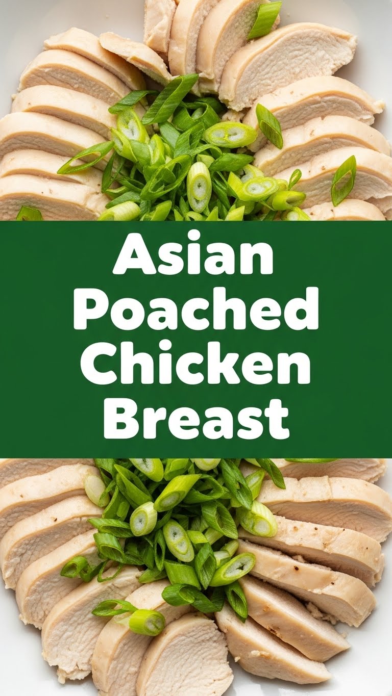 Asian Poached Chicken Breast