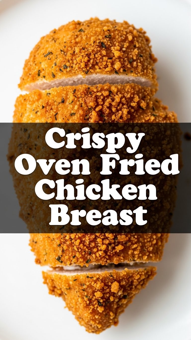 Crispy Oven Fried Chicken Breast
