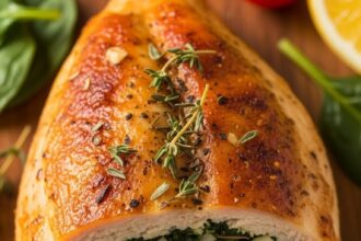 Spinach Stuffed Chicken Breast No Cream Cheese