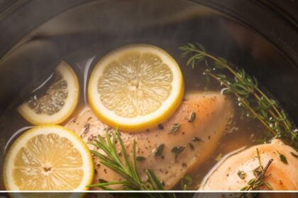 Slow Cooker Lemon Chicken Breast