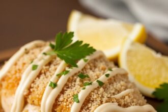 Chicken Breast With Mayo And Parmesan Cheese