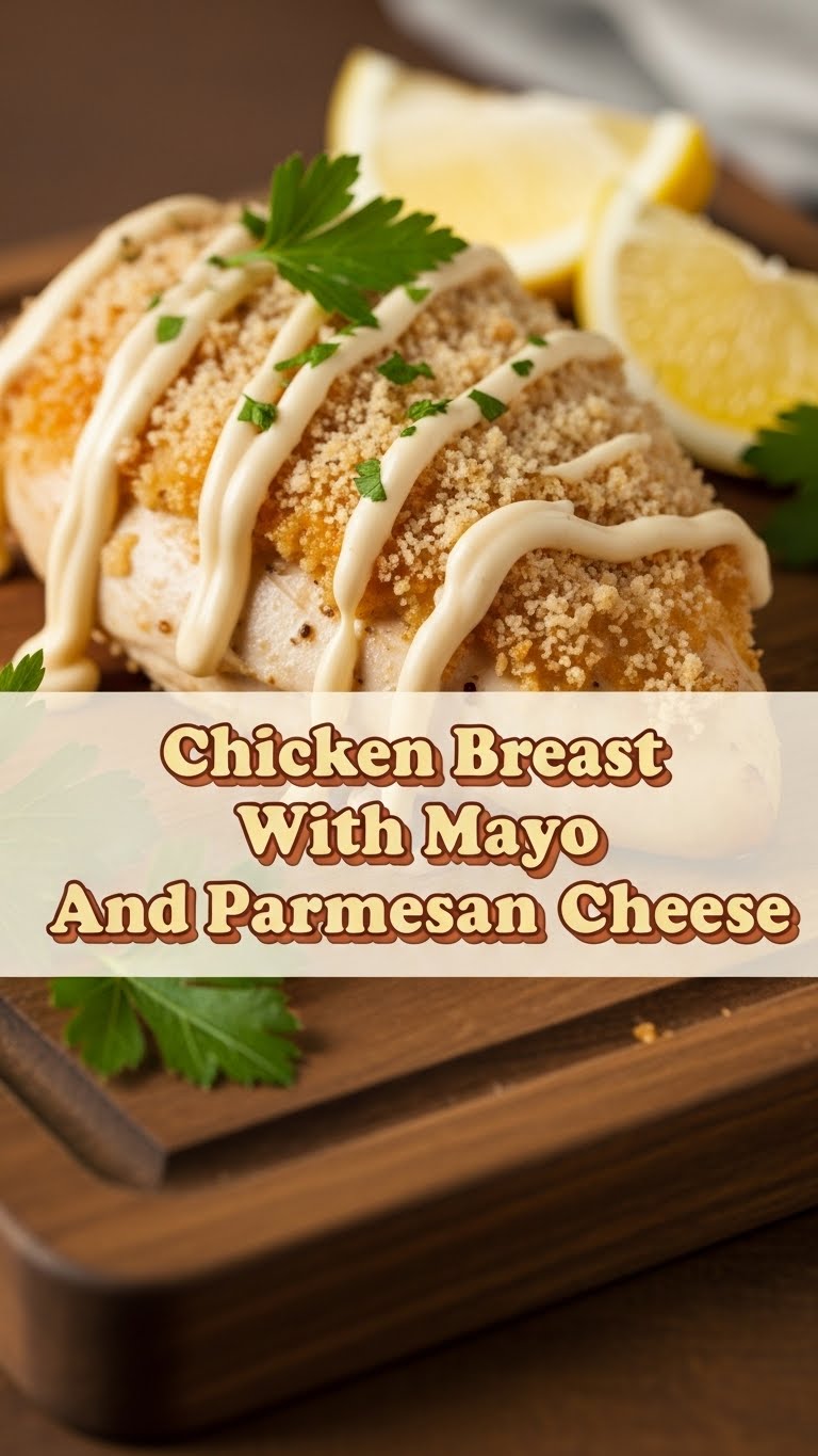 Chicken Breast With Mayo And Parmesan Cheese