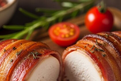 Chicken Breast Wrapped In Bacon Air Fryer