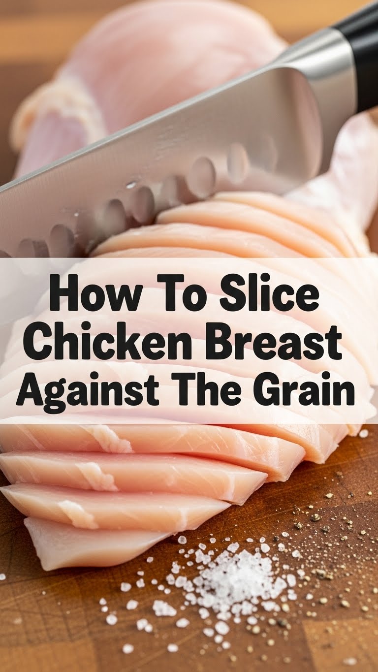 How To Slice Chicken Breast Against The Grain