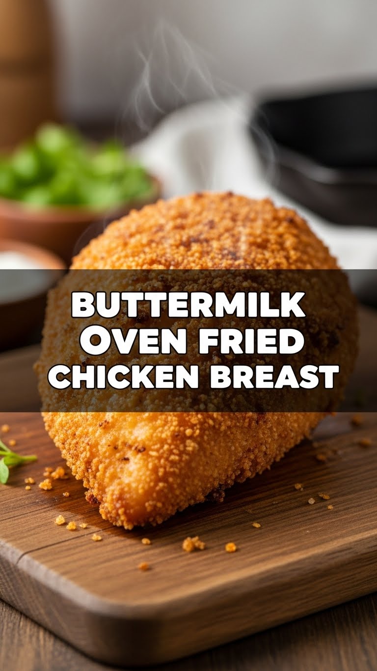 Buttermilk Oven Fried Chicken Breast
