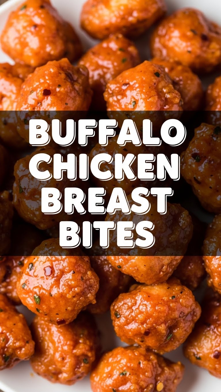 Buffalo Chicken Breast Bites