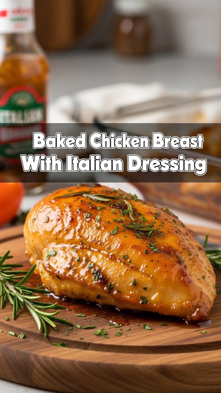 Baked Chicken Breast With Italian Dressing