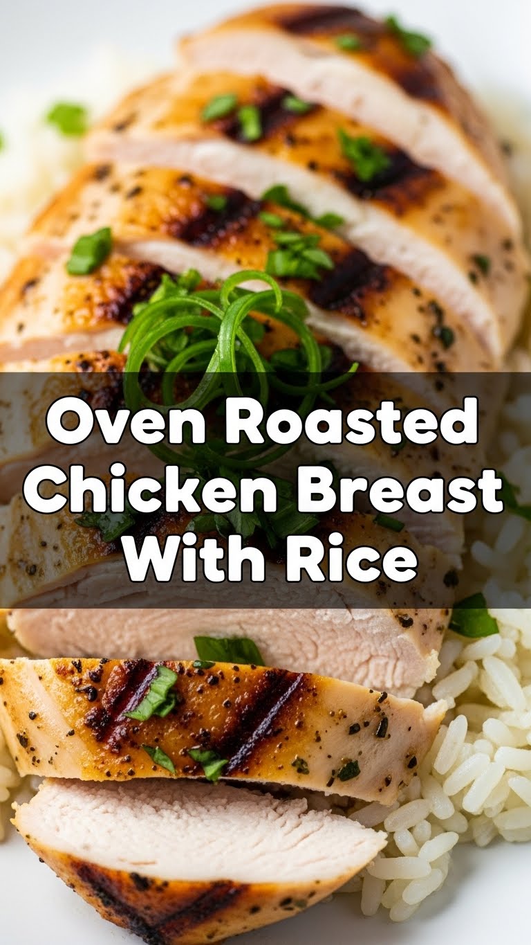 Oven Roasted Chicken Breast With Rice